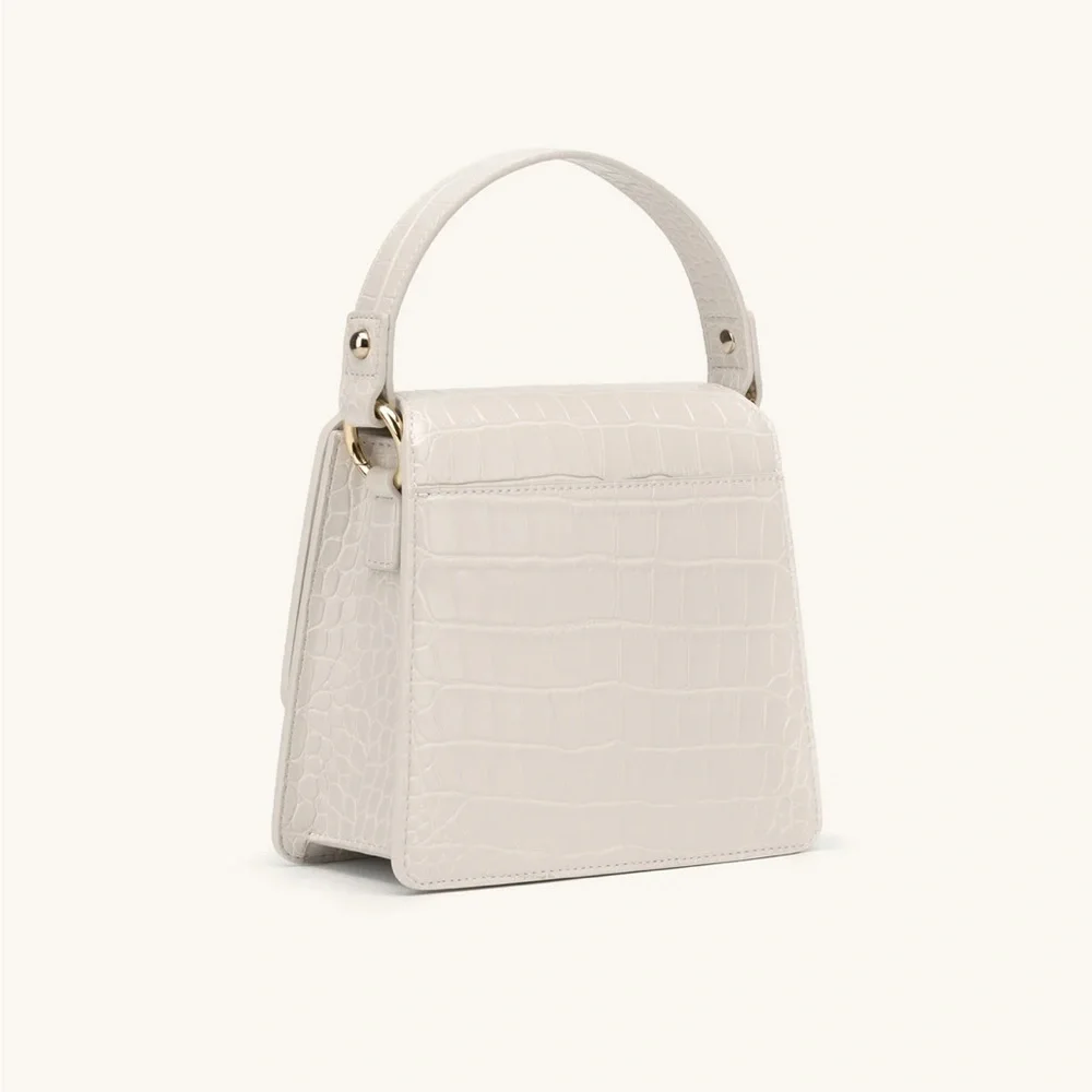 JW PEI Ivory Croc-Embossed Mini Bag - Picture 2 of 3